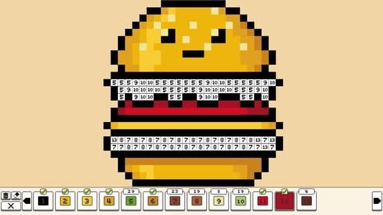 Coloring Pixels: Food Pack screenshot 1