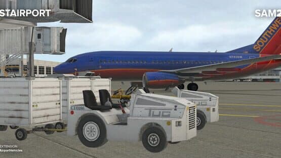 X-Plane 11: SAM Airport Vehicles screenshot 2