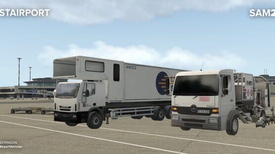 X-Plane 11: SAM Airport Vehicles screenshot 3