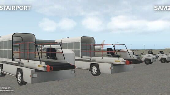 X-Plane 11: SAM Airport Vehicles screenshot 5