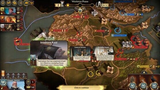 A Game of Thrones: The Board Game - Digital Edition: A Feast for Crows screenshot 3