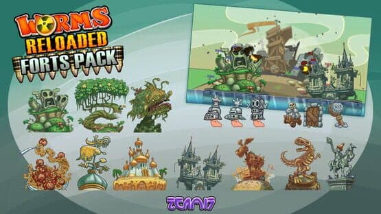 Worms Reloaded: Forts Pack screenshot 1