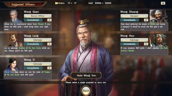 Romance of the Three Kingdoms XIII: Scenario - Conflict among Clans screenshot 3
