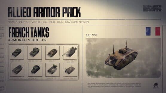 Hearts of Iron IV: Allied Armor Pack screenshot 1