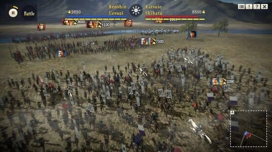 Nobunaga's Ambition: Sphere of Influence - Scenario 7: Battle of Tetorigawa screenshot 1