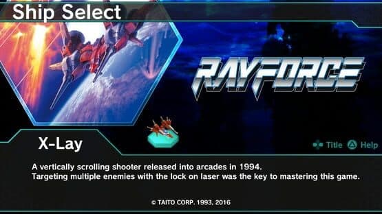 Dariusburst: Chronicle Saviours - RayForce screenshot 1