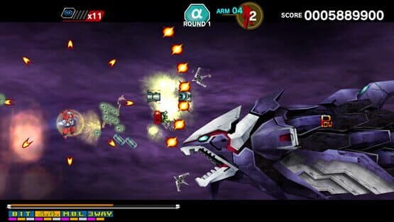 Dariusburst: Chronicle Saviours - Side Arms Hyper Dyne screenshot 1