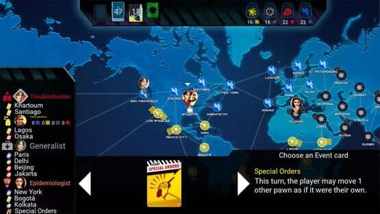 Pandemic: The Board Game - On the Brink: Roles & Events screenshot 2
