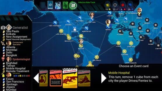 Pandemic: The Board Game - On the Brink: Roles & Events screenshot 1