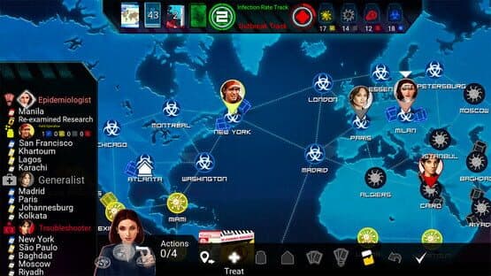 Pandemic: The Board Game - On the Brink: Roles & Events screenshot 4