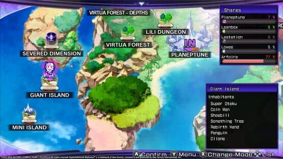 Hyperdimension Neptunia Re;Birth2: Sister's Generation - Giant Island screenshot 3