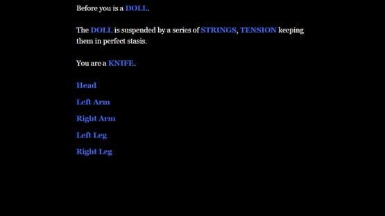 Strings/Threads/Burdens screenshot 1