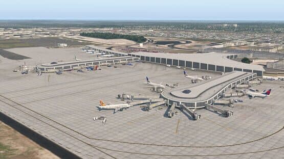 X-Plane 11: Verticalsim - KMSY: New Orleans International Airport XP screenshot 4