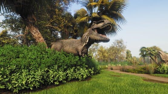 Lawn Mowing Simulator: Dino Safari screenshot 1