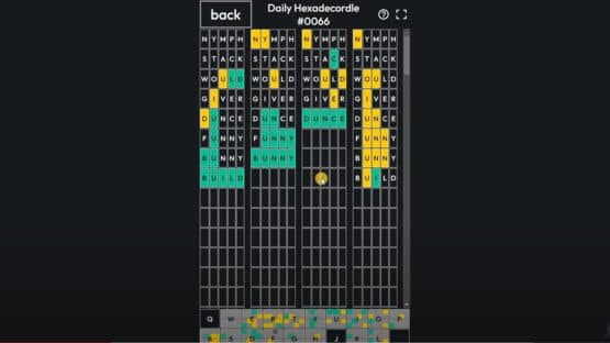 Hexadecordle screenshot 3