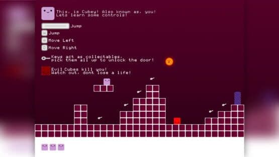 Cubey's Adventures Classic screenshot 1