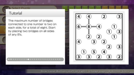 Puzzle by Nikoli S Hashiwokakero screenshot 5