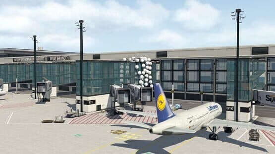 X-Plane 11: Aerosoft - Airport Berlin-Brandenburg screenshot 3
