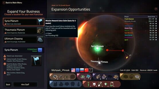 Offworld Trading Company: The Patron and the Patriot screenshot 2