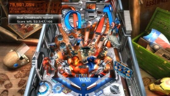 Pinball FX2: Marvel Civil War screenshot 3
