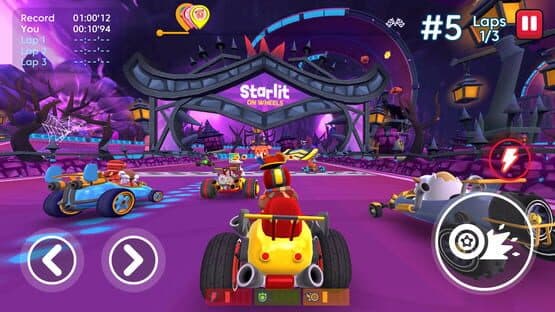 Starlit On Wheels: Super Kart screenshot 2