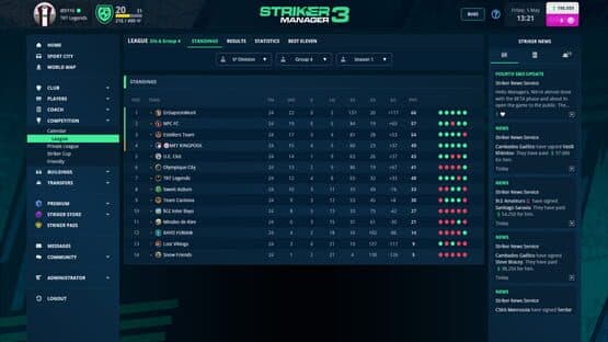 Striker Manager 3 screenshot 5