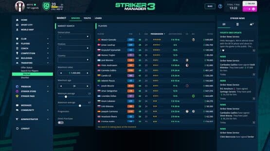 Striker Manager 3 screenshot 6