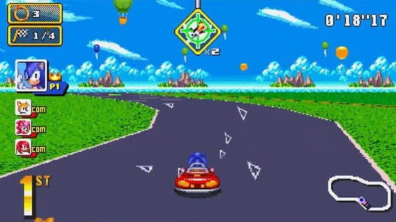 Sonic Drift 16-Bit screenshot 1
