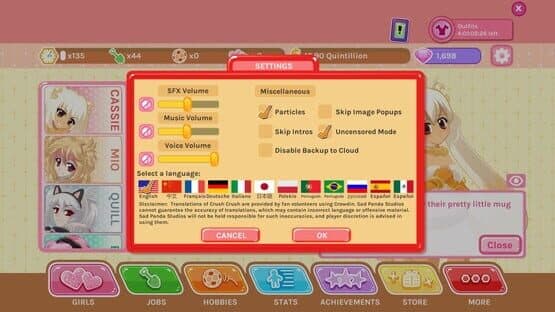 Crush Crush: - 18+ Naughty screenshot 1