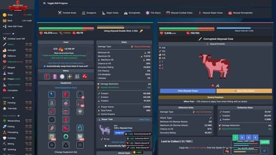 Melvor Idle: Into the Abyss screenshot 1