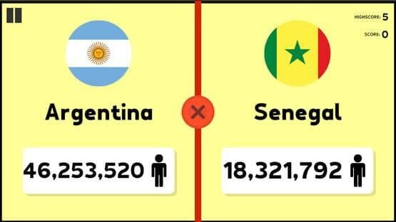 Population Quiz screenshot 3