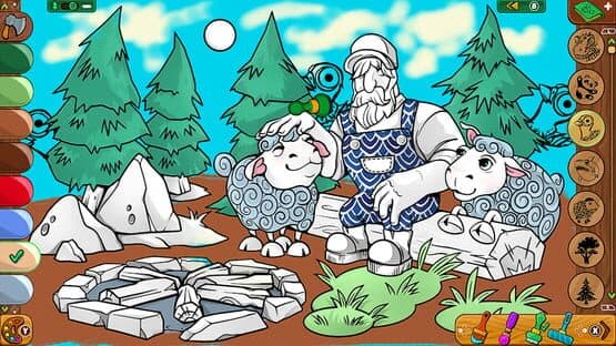 Coloring Pages: Lumberhill Tales screenshot 3