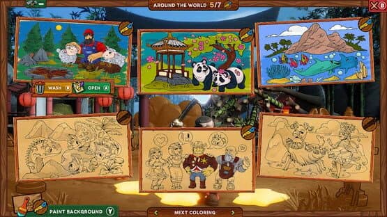 Coloring Pages: Lumberhill Tales screenshot 6