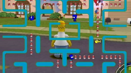 Flash The Simpsons Pacman screenshot 1
