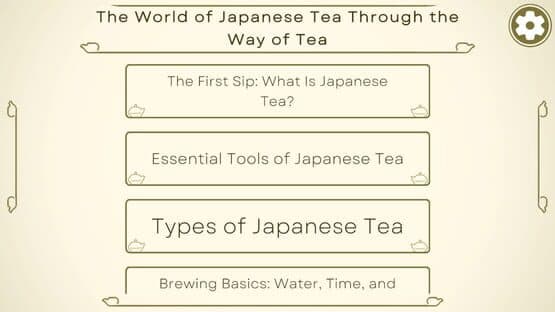 The World of Japanese Tea Through the Way of Tea screenshot 1