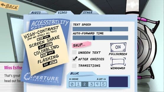 Aperture Dating Simulator screenshot 5