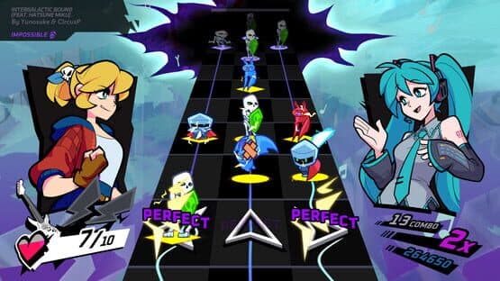 Rift of the NecroDancer: Hatsune Miku - "Intergalactic Bound" screenshot 1