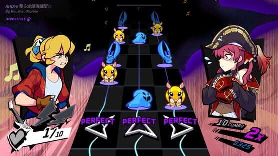 Rift of the NecroDancer: hololive - "Ahoy!! Warera Takara Kane Kaizoku-dan☆" screenshot 2