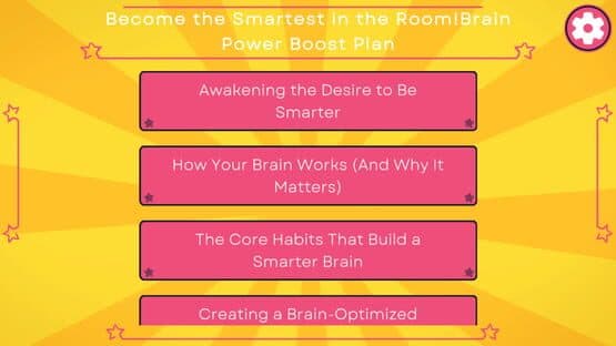 Become the Smartest in the Room! Brain Power Boost Plan screenshot 1