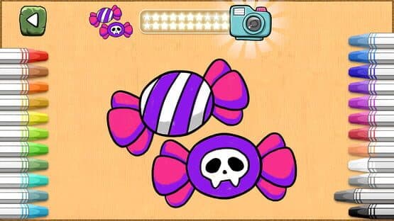 Crayon Halloween screenshot 1
