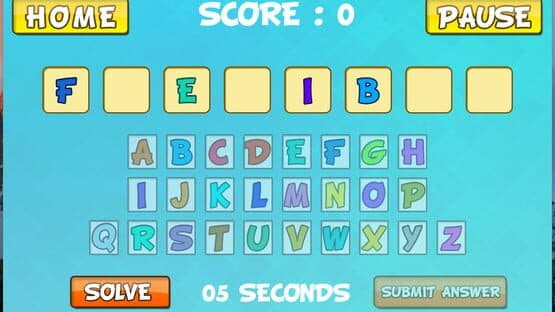 Missing Letters screenshot 2