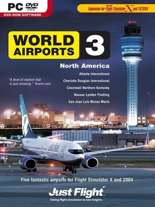 Microsoft Flight Simulator X: World Airports 3 - North America cover art