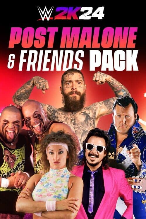 WWE 2K24: Post Malone & Friends Pack cover art