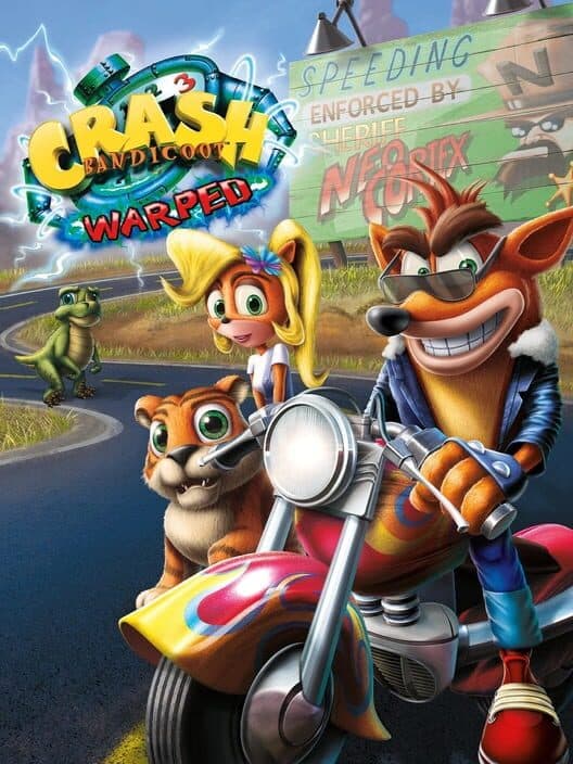 Crash Bandicoot: Warped cover art