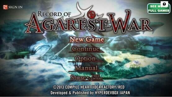 Record of Agarest War screenshot 1