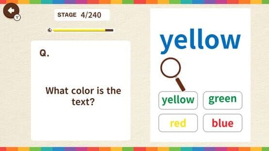 Color Mismatch Brain Quiz screenshot 1