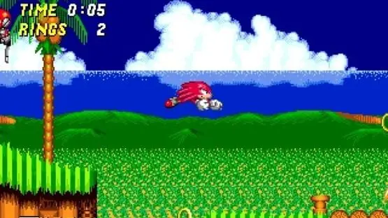 Knuckles the Echidna in Sonic the Hedgehog 2 screenshot 3