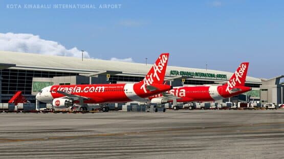 X-Plane 11: JustAsia - WBKK: Kota Kinabalu Airport screenshot 4