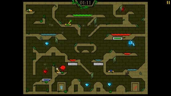 Fireboy and Watergirl in the Forest Temple screenshot 5