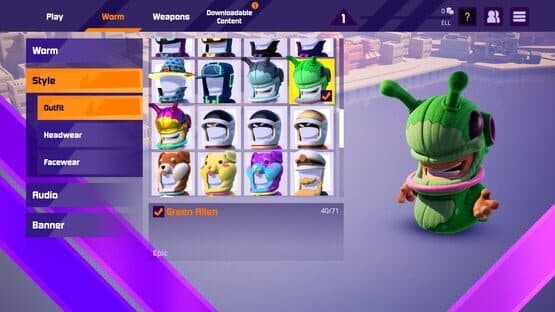 Worms Rumble: Spaceworm and Alien Double Pack screenshot 2